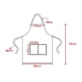 thumbnail image 3 of SagaSave Apron with 2 Pockets and Adjustable Straps Cooking Apron for Home Kitchen Restaurant 8 Colors, 3 of 7