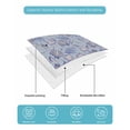 thumbnail image 5 of Coastal Seashells Twin Size Down Alternative Comforter, Lightweight Comforter Quilt Bedding Set with Pillow Shams Summer Nautical Coral Vintage Rustic All Seasons Bed Comforter Duvet Insert 68"x86", 5 of 7