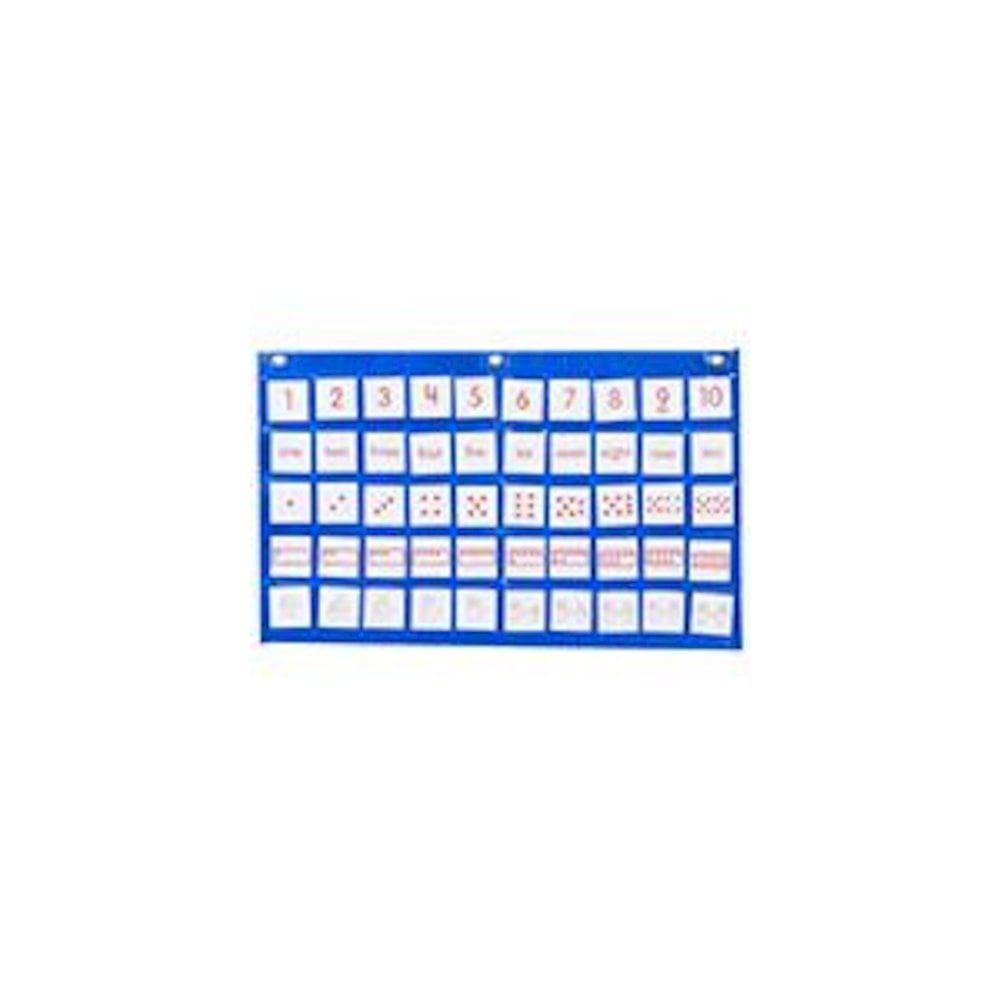 Didax Number Path Pocket Chart with Cards (51 Pieces)