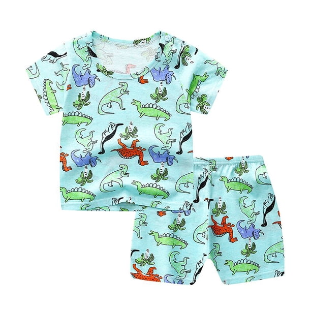 Baby Boys Girls Cartoon 100% Cotton Kids T-shirts Set Summer Newborn Infant Sports 2 Piece Set T Shirt Toddler Girl Clothes Sets qym unisex