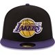 thumbnail image 2 of New Era NBA Los Angeles Lakers Men's Two-Tone 59FIFTY Fitted Cap, Black, 2 of 5