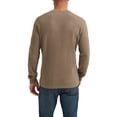 thumbnail image 3 of Wrangler® Men's Long Sleeve Henley Shirt, Sizes S-3XL, 3 of 4