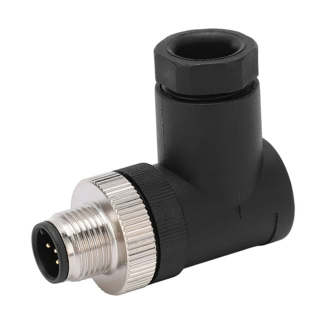 Connecteur de Terrain Installable, Connecteur de Terrain Mâle Installable pour NMEA 2000 Connecteur de Terrain Mâle Installable 5 Broches Filetage M12 IP67 Étanche pour Réseaux