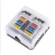 thumbnail image 1 of Speravity Soporte de caja de fusibles de 6 vías, componentes modificados, circuitos indicadores LED, bloque de distribución de energía, accesorio de Vehículos, repuestos y accesorios Mis Speravity VI016960-00, 1 of 6