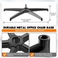 thumbnail image 2 of Base para silla de oficina Lipshome, 66 cm, aleación de alta resistencia, 1500 kg de carga, 2 of 7
