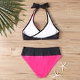 thumbnail image 4 of Enjoytime Plus Size Swimsuit for Women Cute Halter 2 Piece Bikini Sets for Women Modest Bathing Suit Summer Athletic Swimwear, 4 of 5