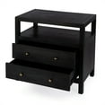 thumbnail image 2 of Butler Specialty Company Nora 2 Drawer Wood Wide Nightstand - Coffee, 2 of 8