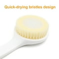 thumbnail image 6 of 12" Long Handle Bathroom Shower Bath Brush for Back, White, 6 of 7