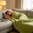 thumbnail image 5 of Summer Multi Layered Cotton Gauze Nap Blanket, Soft Breathable Air Conditioned Quilt for Bed Couch, Lightweight Travel Wrap, 5 of 6