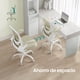 thumbnail image 5 of Silla Ergonómica de Oficina, Silla Giratoria con Malla, Soporte Lumbar y Reposacabezas, Reposabrazos Abatibles, Beige, 5 of 9