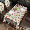 thumbnail image 2 of Pioneer Flower Floral Print Pattern Rectangle Tablecloth 60"x120", Waterproof Polyester Table Cloth, Wipeable Spillproof for Dining Camping Indoor Outdoor, 2 of 6