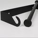 thumbnail image 3 of Naiovety Dispensador de papel, toallero, soporte de acero inoxidable para ahorrar espacio, soporte sin perforaciones, soporte de almacenamiento Juegos de accesorios de baño Negro, 3 of 6
