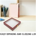 thumbnail image 3 of HONITANO Wooden Shadow Box Frame with Clear Acrylic Cover for Butterfly and Flower Displays, 3 of 8