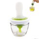 thumbnail image 1 of Compact Silicone Oil Bottle Brush For Cooking, Transparent Glass Container With Basting Brush Storage, Safe Non-Toxic Material Direct Food Conta, 1 of 5