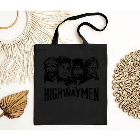 vintage The Highwaymen Band Retro Tote Bag Silver Stallion Kris Kristofferson-TH18989