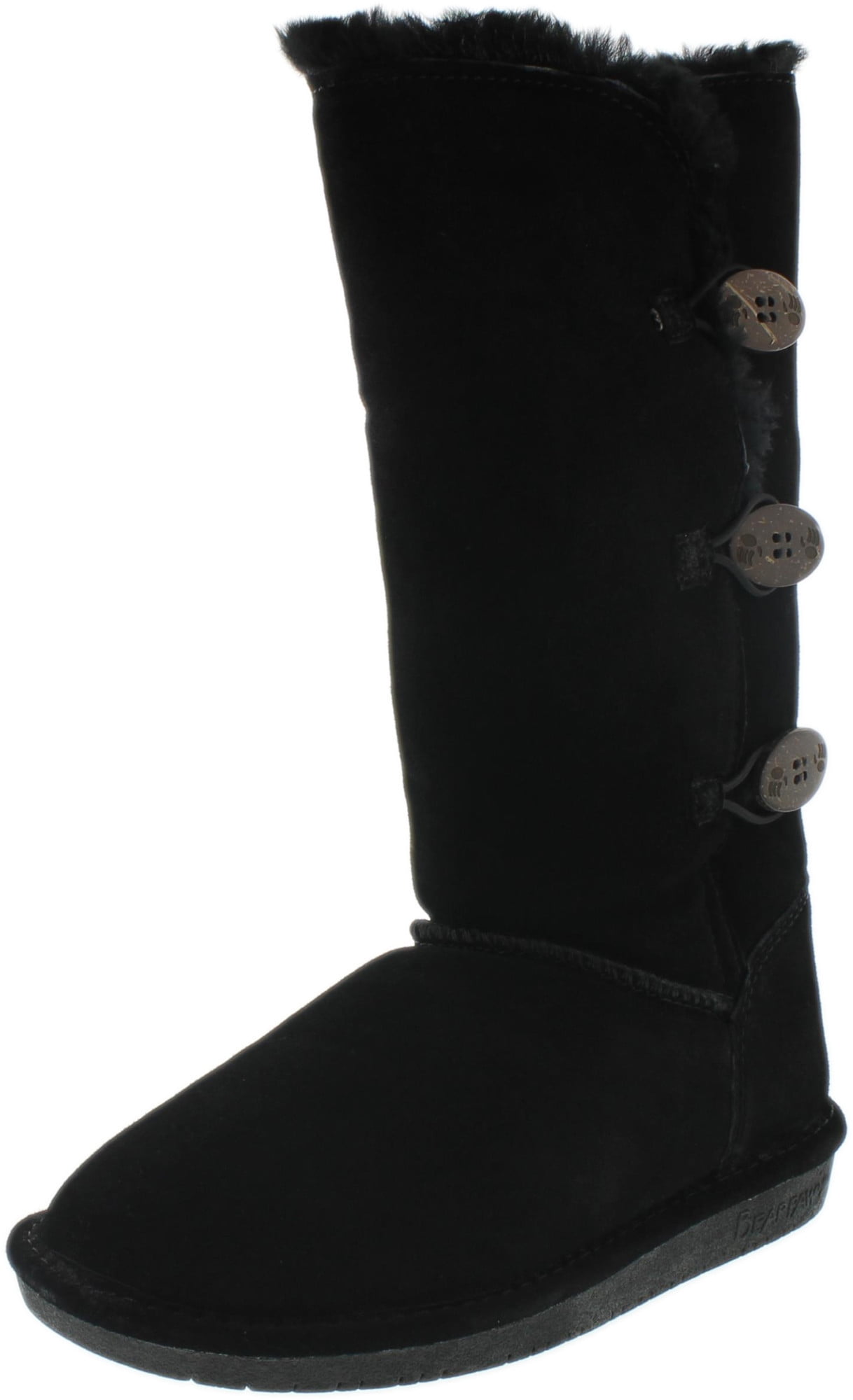 bearpaw black suede boots