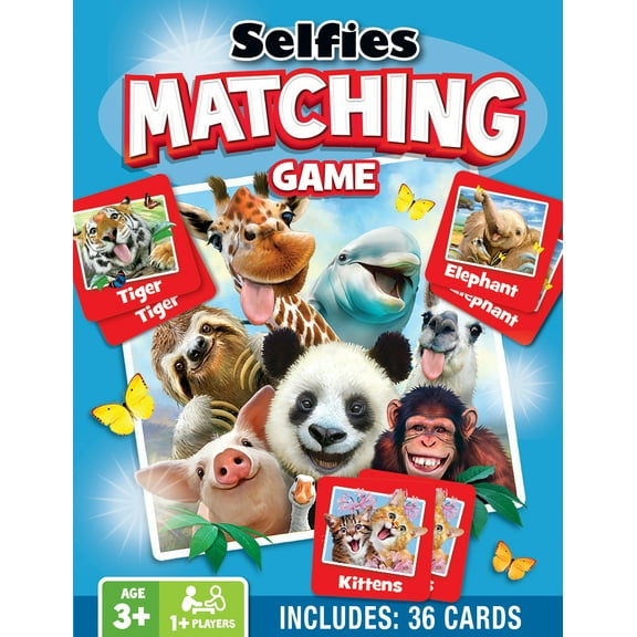 MasterPieces Selfies Matching Game for Kids and Families - Fun Kids Matching Game Ages 3 