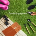 thumbnail image 4 of unbranded 1Par Guantes De Jardinería De Cuero Sintético Con Ergonómico Y Transpirable, 4 of 5