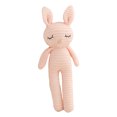 thumbnail image 4 of Muñeca de conejo de punto hecha a mano, juguete de peluche de Animal, juguete de peluche para dormir, regalos Tmvgtek libre de BPA, 4 of 7