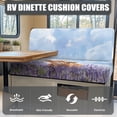 thumbnail image 4 of Yuyamidu Highland Cow RV Dinette Cushion Covers Lavender RV Couch Covers for Sofa Replacement RV Cushion Covers Set Stretchable Camper Cushion Slipcovers, 4 of 7