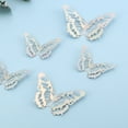 thumbnail image 3 of PULLIMORE 12 Pcs 3D Butterfly Wall Stickers Butterflies Wall Decorations DIY Art Decor for Home Bedroom Living Room TV Background Wall Kitchen Fridge Window&nbsp;(Silver), 3 of 9