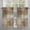 Saddlebrown, variant on Brown Gray Ombre Window Short Curtains 63 Inch Length, Abstract Modern Oil Painting Art Rod Pocket Window Treatment Kitchen Drapes for Bedroom, Cafe, Living Room, 2 Panels, 52 W x 63 L