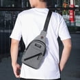 thumbnail image 1 of Jusqu'à 50 % de Réduction! Aqestyerly Sac à Bandoulière Sac à Dos avec Trou Sangle Sac à Dos Randonnée Sac à Dos Multifonction Sac de Poitrine & Accessoire Chaussures Liquidation, 1 of 8
