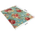 thumbnail image 4 of Pioneer Flower Floral Print Pattern Blanket,Comfortable Soft Lamb Wool Throw Blanket,All Season,Warm Lightweight Blankets for Sofa Bed Couch Living Room Chair,40"x50", 4 of 4