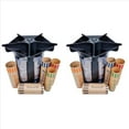 thumbnail image 1 of 2X Coin Sorter Tube Coin Counter with Coin Wrappers,5-in-1 Change Sorter Change Counter Machine,2 x Coin Sorter Tube,Black, 1 of 6