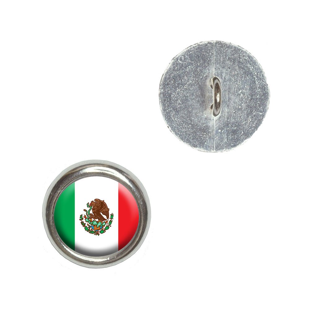 Mexico Mexican Flag Buttons - Set of 4 - Walmart.com - Walmart.com