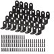 thumbnail image 1 of Soporte de Ángulo de Metal Negro en Forma de L de 0.63''x0.63'' con Tornillos, 36pcs, 1 of 7