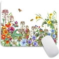 thumbnail image 1 of Square Mouse Pad Beautiful Flowers , Plant Leaves Premium-Textured Custom Mouse Mat Thick,Washable Mousepads Design Lycra Cloth , Non-Slip Rubber Base Computer Mouse Pads for Wireless Mouse, 1 of 5