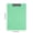 Light Green, variant on 4-Pack Light Blue A4 Plastic Clipboards, Heavy Duty Writing Board Document Holders with Metal Clips for Office Paperwork and Everyday Use