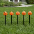 thumbnail image 2 of Solar Halloween Outdoor Lights – 5-in-1 Pumpkin & Ghost Stake Lights, Spooky Witch Yard Decorations, Waterproof Garden Pathway Lights for Halloween Party, 2 of 5