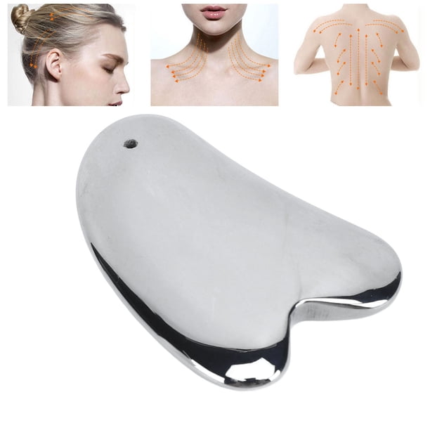 Herramienta Facial Gua Sha, Detox SPA Acupuntura Terahertz Stone Gua Sha Herramienta Facial Multiusos En Forma De Ladrón Para Hombro