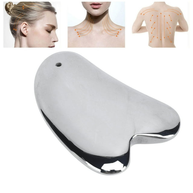 Herramienta Facial Gua Sha, Detox SPA Acupuntura Terahertz Stone Gua Sha Herramienta Facial Multiusos En Forma De Ladrón Para Hombro