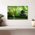 thumbnail image 2 of Elephant Stock Zen Bamboo Fountain Wall Art - Horizontal Canvas Wall Art - Hallway Wall Decor - Wellness Canvas - Green And Black Decor - 12" x 8", 2 of 8