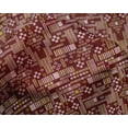 thumbnail image 4 of oneOone Silk Tabby Fabric Stripe & Square Geometric Print Sewing Fabric BTY 42 Inch Wide, 4 of 4