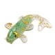 thumbnail image 1 of Estatua De Pez Dorado Hecha A Mano Con Cristal Natural, Adecuada Para La Decoración De Escritorios, 1 of 2