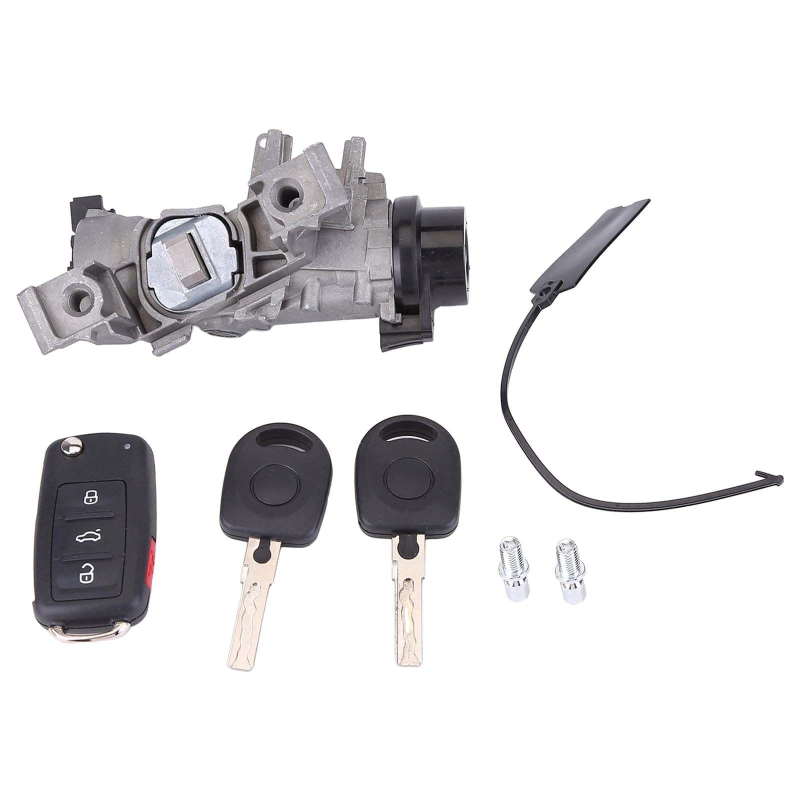 iSpchen Ignition Switch Lock Assembly for Volkswagen Jetta 2006-2018, EOS 2007-2011, Golf 2004-2011, Rabbit 2006-2009, Tiguan 2008-2011 Replaces 1K0905851B