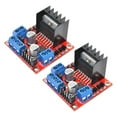 thumbnail image 1 of for L298N Motor Drive Controller Board Module Dual H Bridge DC Stepper Module 2pcs, 1 of 7