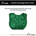 thumbnail image 5 of Champion Sports Mesh Practice Scrimmage Vest Regular and Numbered (Youth and Adult) - Pack of 12, Green, Adult Numbered, 5 of 6