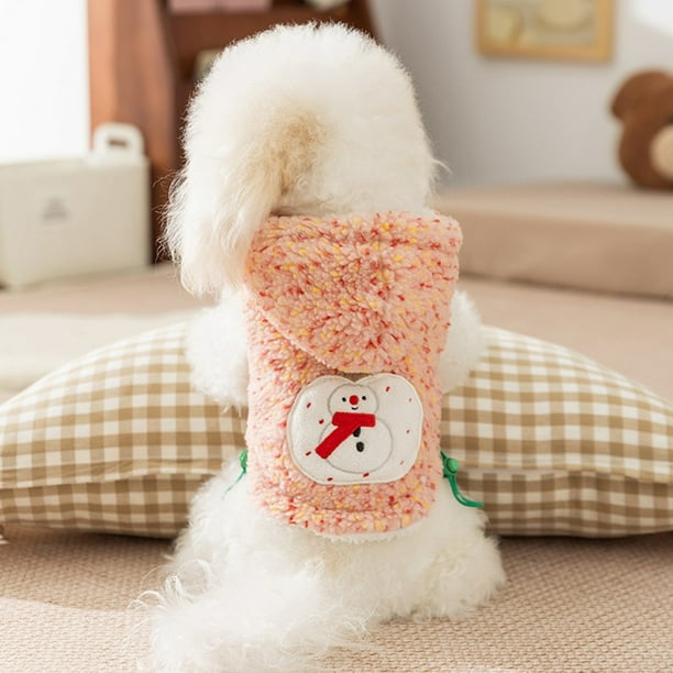 Ropa de Invierno para Perros Gypsophila Lamb Velvet Traction Pet Clothes