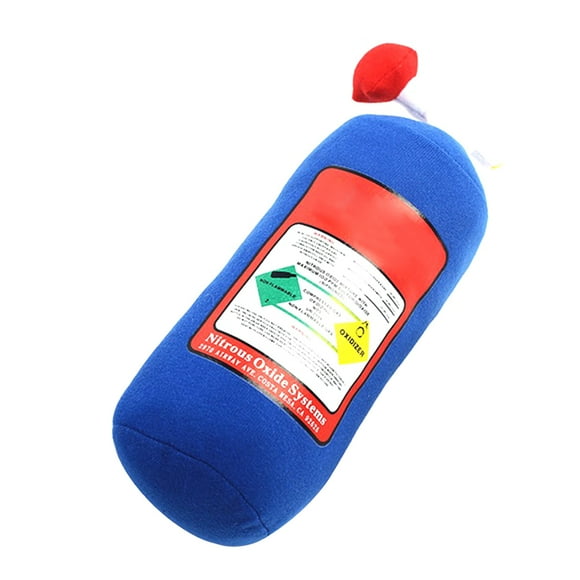 NOS Nitrous Oxide Bottle Pillow Car Decor Headrest Cushion Creative Plush Pillow