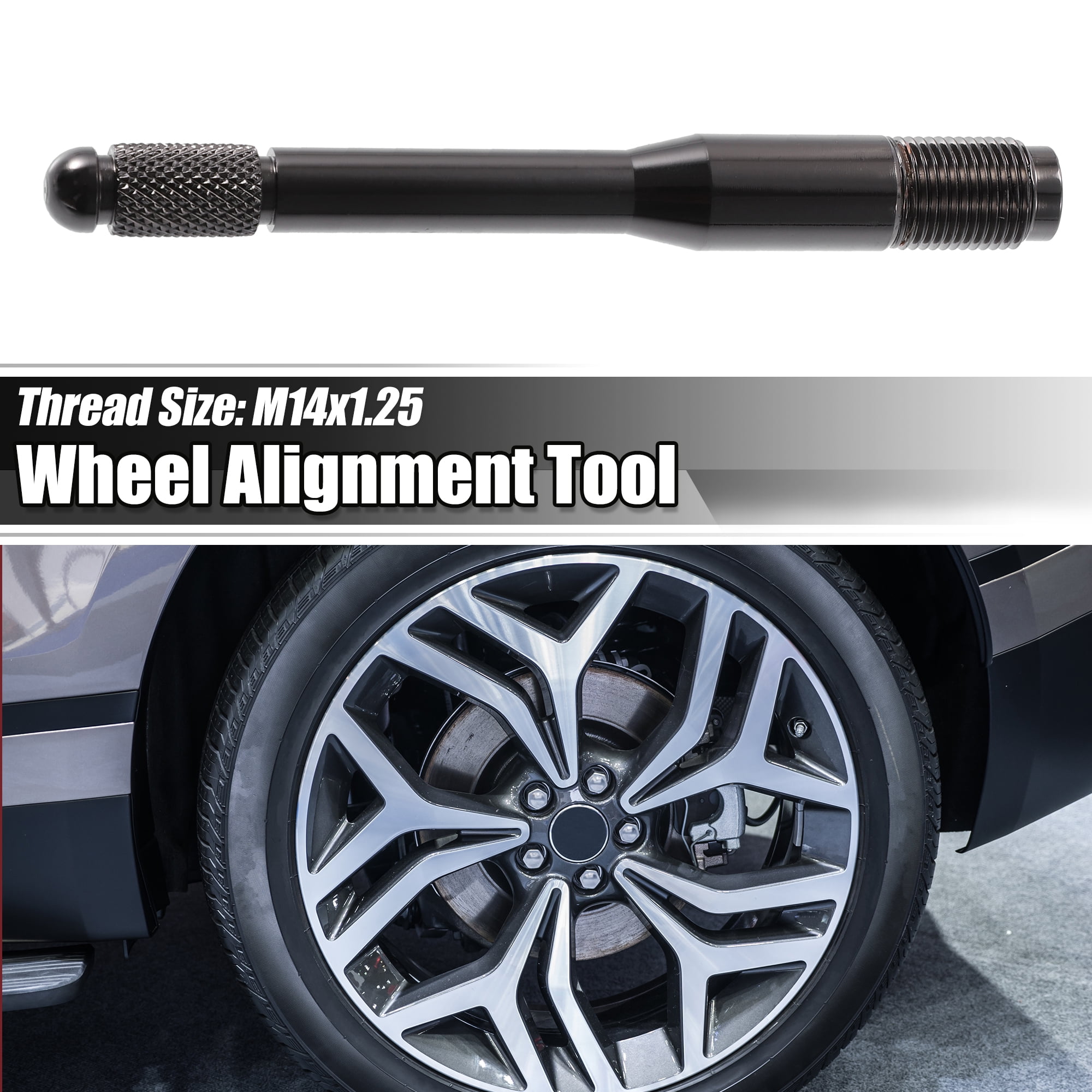 Unique Bargains 2pcs Wheel Alignment Pin Mounting Car Wheel Hanger Rim Stud Tool M14x1.25