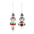 thumbnail image 2 of Melrose Snowman Drop Ornament Set of 12, 2 of 4