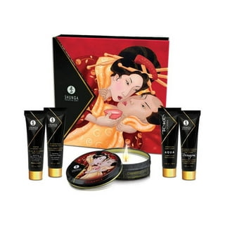 SHUNGA - Aphrodisiac Warming Oil - Sparkling Strawberry Wine 100ml/3.5oz -  Intense Pleasure, Free Worldwide Shipping