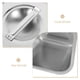 thumbnail image 3 of Contenedor de helado de acero inoxidable, contenedor de almacenamiento de alimentos para congelador, contenedor de almacenamiento de helado casero con tapa, 3 of 5