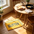 thumbnail image 2 of Butter Rug Yellow Butter Kitchen Mat 32 x 20 Inch Non Slip Funny Standing Desk Mat for Floor Indoor Outdoor Living Room & Bathroom Laundry Entryway Decor, 2 of 4