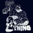 thumbnail image 2 of Mens Marvel: Fantastic Four The Thing Faded Art T Shirt, 2 of 5